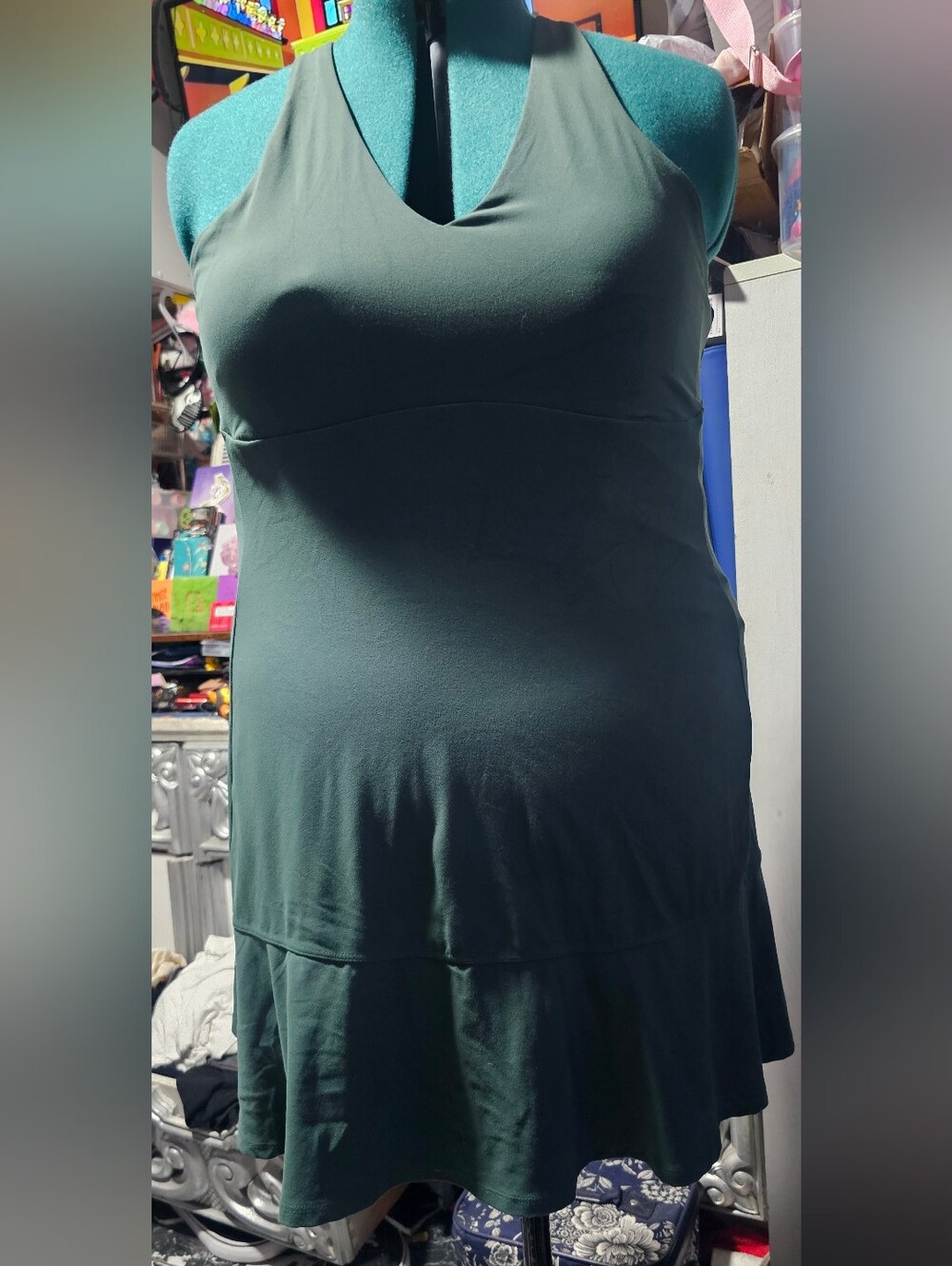 Women’s Cross-Back Active Wear- Forest Green